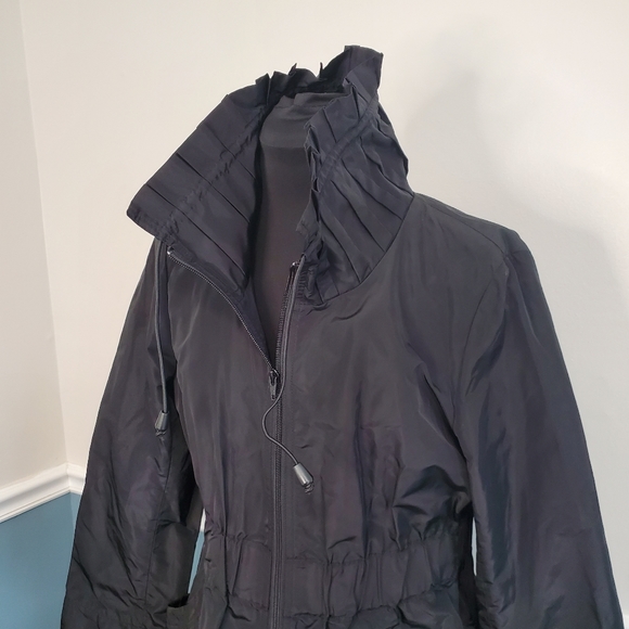 SPECCHIO long black jacket - Picture 2 of 7